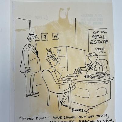 Joe Buresch Original Cartoon