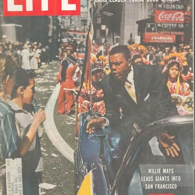 Willie Mays Life Magazine. April 28, 1958