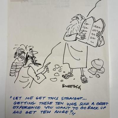 Joe Buresch Original Cartoon