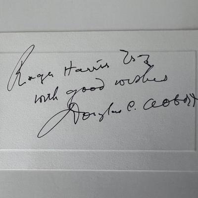 Douglas Abbott original signature 