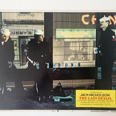 The Last Detail original 1973 vintage lobby card