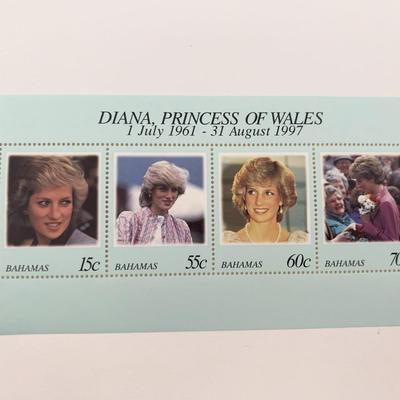 Bahamas Diana Princess of Wales commemorative stamp set