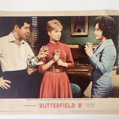 Butterfield 8 original 1960 vintage lobby card