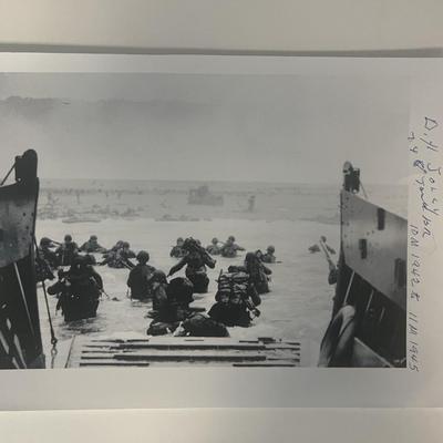 WWII Doyle Jolly signed photo