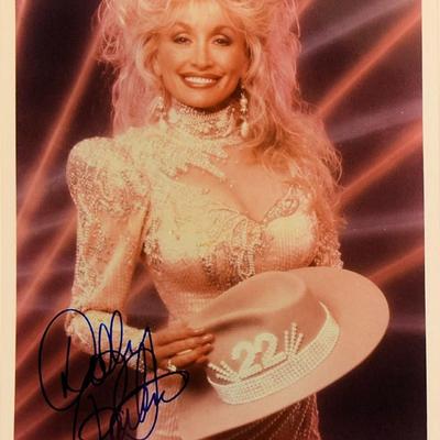 Dolly Parton signed promo photo 