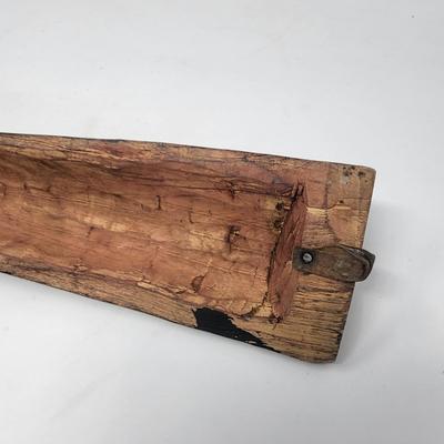 African Carved Wood Slender Mask Wall Art