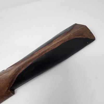 African Carved Wood Slender Mask Wall Art