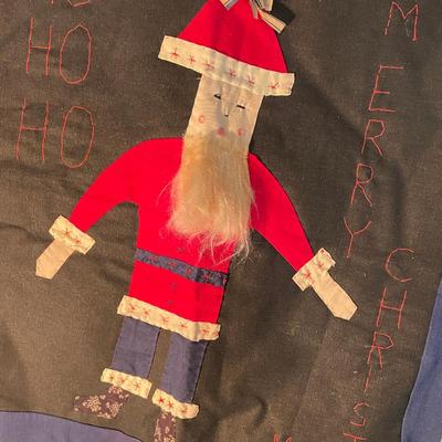 LOT 88 COLLECTABLE CHRISTMAS DECOR HANDMADE SANTA