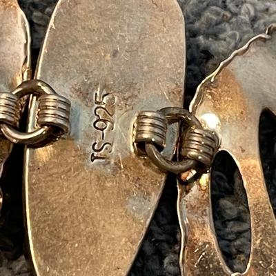 LOT 96 INCREDIBLE STERLING OPAL BRACELET