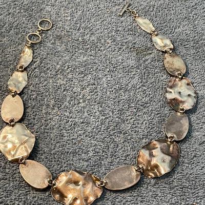 LOT 97 STUNNING STERLING OPAL NECKLACE