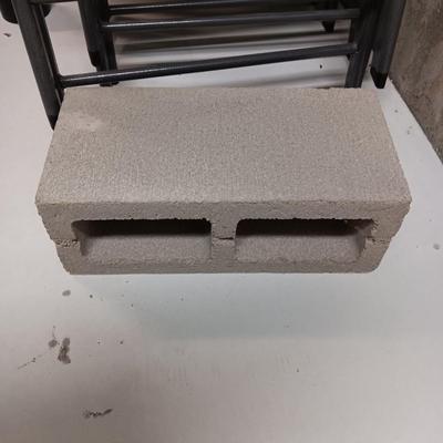 12 HALF CINDER BLOCKS