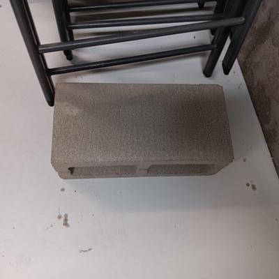 12 HALF CINDER BLOCKS
