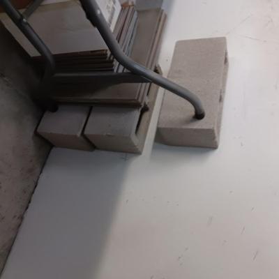 12 HALF CINDER BLOCKS
