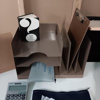 DESK ORGANIZERS AND OFFICE SUPPLIES