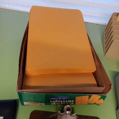 ELECTRIC CALCULATOR WITH TAPE AND OTHER OFFICE SUPPLIES