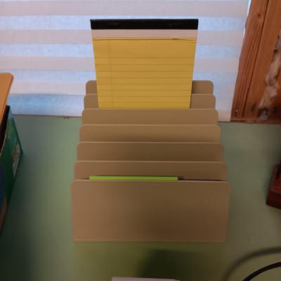 ELECTRIC CALCULATOR WITH TAPE AND OTHER OFFICE SUPPLIES