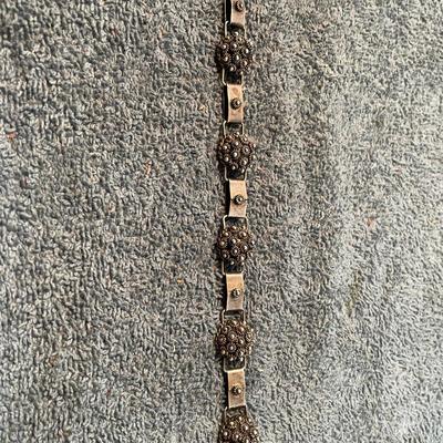 LOT 105 GREAT VINTAGE STERLING MEXICO BRACELET