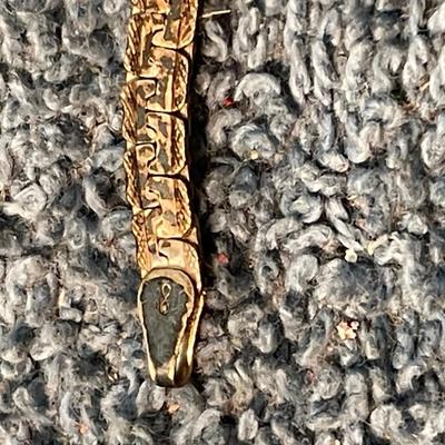 LOT 106 GREAT 2 GOLD OVER STERLING SILVER BRACELETS