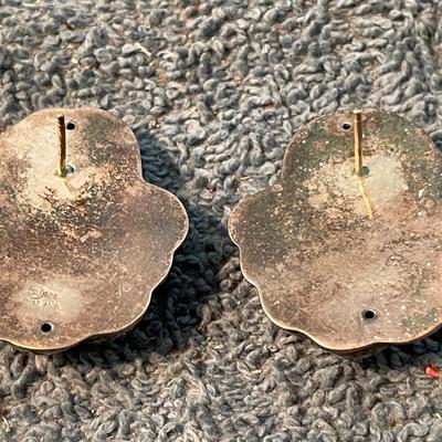 LOT 107 LOVELY STERLING EARRINGS