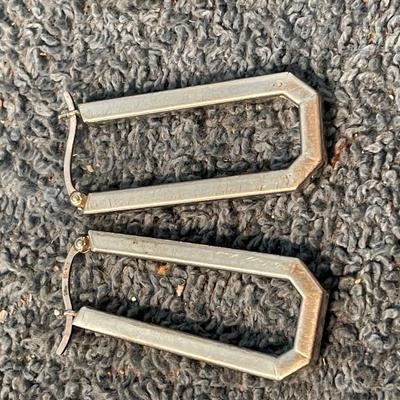LOT 107 LOVELY STERLING EARRINGS