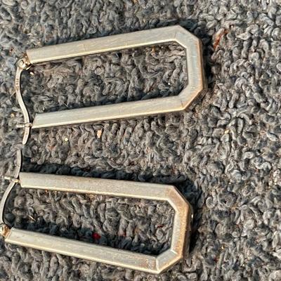 LOT 107 LOVELY STERLING EARRINGS