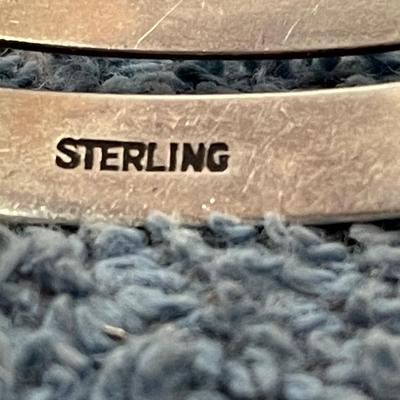 LOT 109 VINTAGE STERLING NATIVE AMERICAN DESIGN CUFF BRACELET