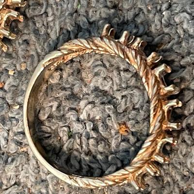 LOT 115 NEW STERLING RINGS/MOUNTS