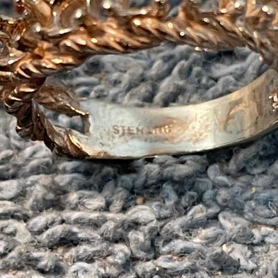 LOT 115 NEW STERLING RINGS/MOUNTS