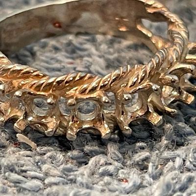 LOT 115 NEW STERLING RINGS/MOUNTS