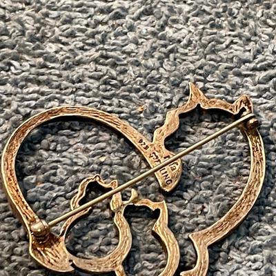 LOT 116 WONDERFUL MCM STERLING CAT JEWELRY