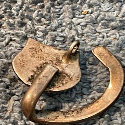 LOT 117 MCM STERLING CAT JEWELRY--PIN/PENDANT/EARRINGS