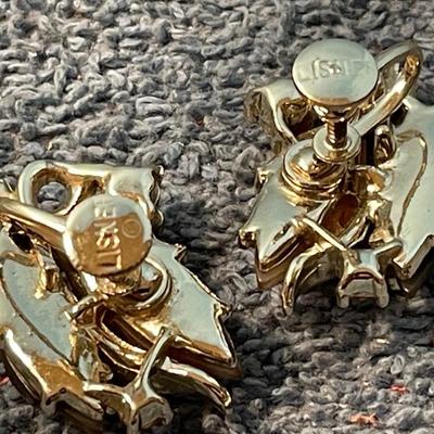 LOT 120 GREAT DESIGNER SIGNED CLIP EARRINGS