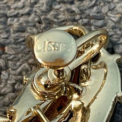 LOT 120 GREAT DESIGNER SIGNED CLIP EARRINGS