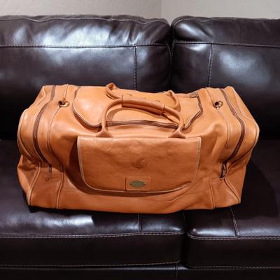 LIKE NEW ORVIS LEATHER BAG