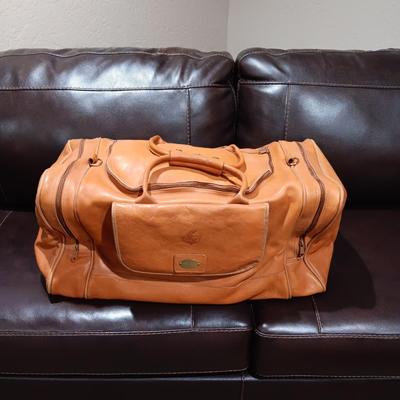 LIKE NEW ORVIS LEATHER BAG