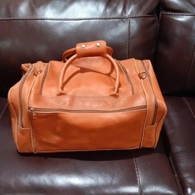 LIKE NEW ORVIS LEATHER BAG AND AN ORVIS SOFT SIDED BRIEFCASE