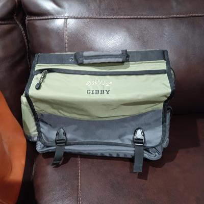 LIKE NEW ORVIS LEATHER BAG AND AN ORVIS SOFT SIDED BRIEFCASE