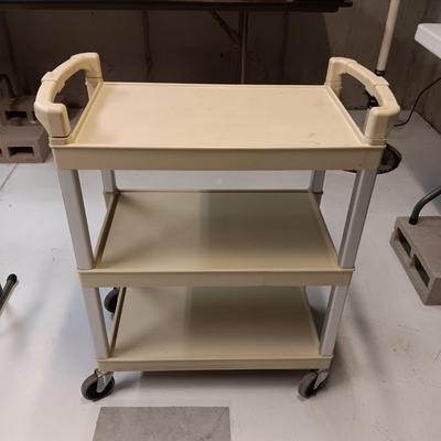 3 TIER UTILITY CART ON CASTERS