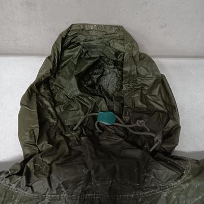 SHOTGUN CLEANER, BELT POUCHES, HEADLIGHT AND RAIN PONCHO