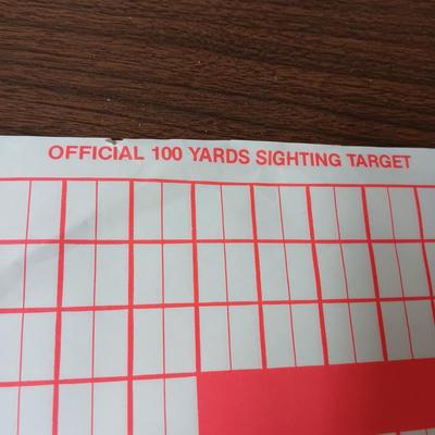 GUN GUARD CASE, PAPER TARGETS AND EAR PLUGS
