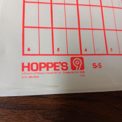 GUN GUARD CASE, PAPER TARGETS AND EAR PLUGS