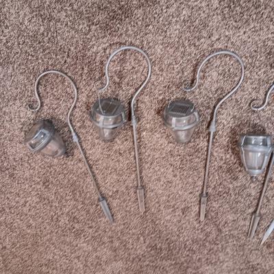 STAKED HANGING SOLAR LIGHTS