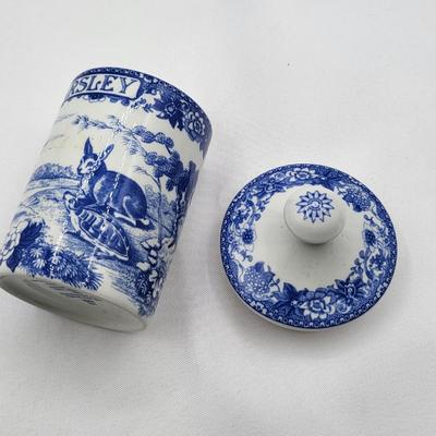Blue Room Collection Spode Herb & Spice Jars