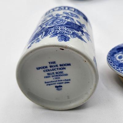 Blue Room Collection Spode Herb & Spice Jars
