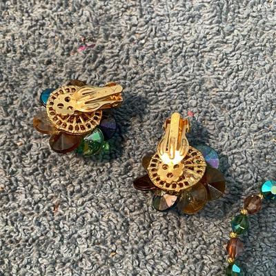 LOT 128 BEAUTIFUL SPARKLE ART GLASS BEAD JEWELRY