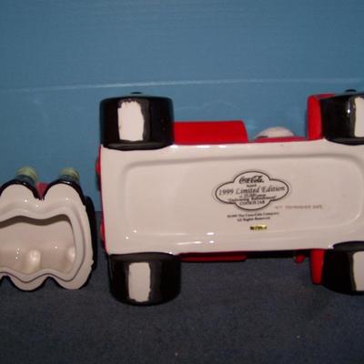 LOT 148 COLLECTABLE COCA COLA BEAR/TRUCK COOKIE JAR