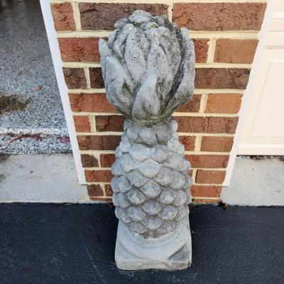 Heavy Concrete Pineapple Yard Art