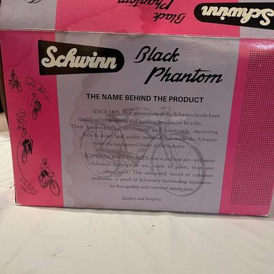 Schwinn Black Phantom Model Bicycle (DR-MG)