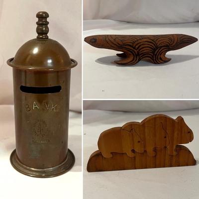 Australian Aboriginal Poker Art, Soho Foundry Copper Bank, & More (BP-MG)