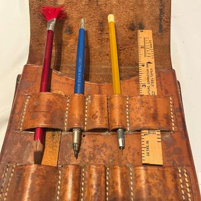 USGS Vintage Leather Field Case with Windsor & Newton Leather Journal (BP-MG)